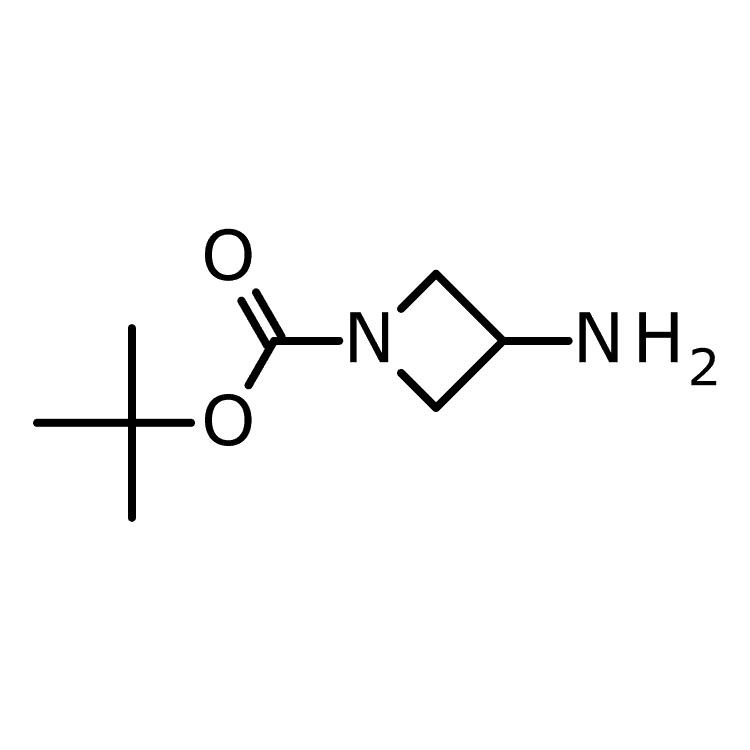 Structure of 193269-78-2 | 3-Amino-1-(N-BOC)azetidine