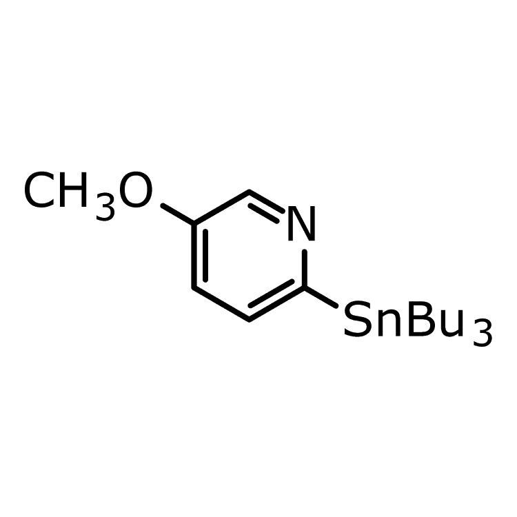 Structure of 1094072-17-9 | 5-Methoxy-2-(tributylstannyl)pyridine