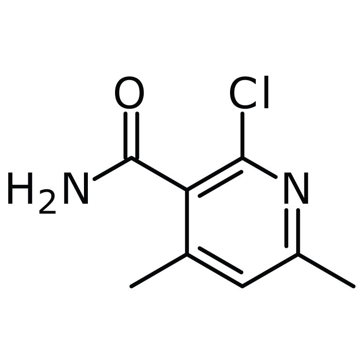 Structure of 140413-44-1 | 2-chloro-4,6-dimethylpyridine-3-carboxamide