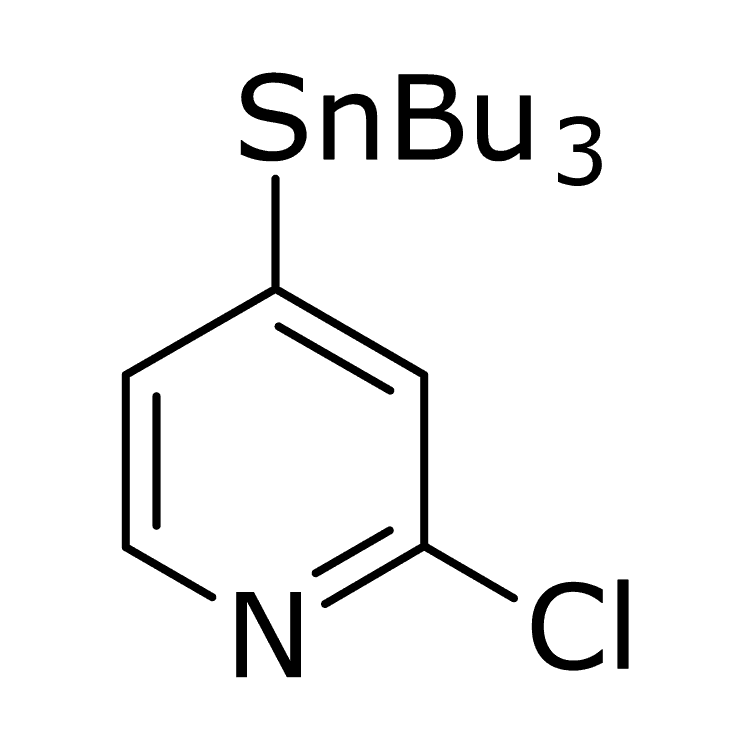 Structure of 1204580-73-3 | 2-Chloro-4-(tributylstannyl)pyridine