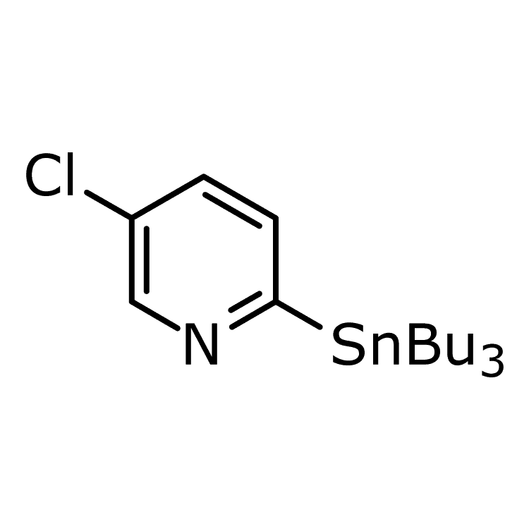 Structure of 611168-63-9 | 5-Chloro-2-(tributylstannyl)pyridine