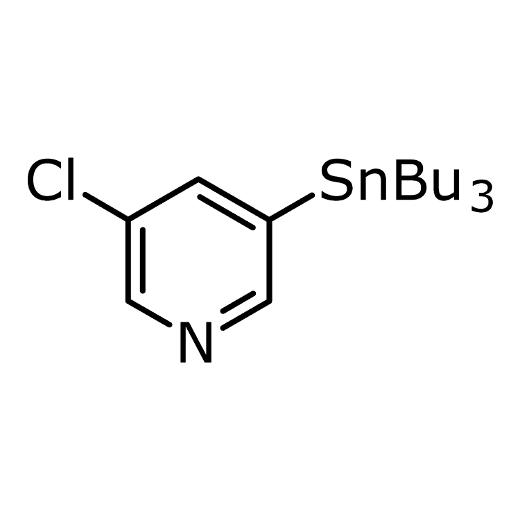 Structure of 206115-67-5 | 5-Chloro-3-(tributylstannyl)pyridine