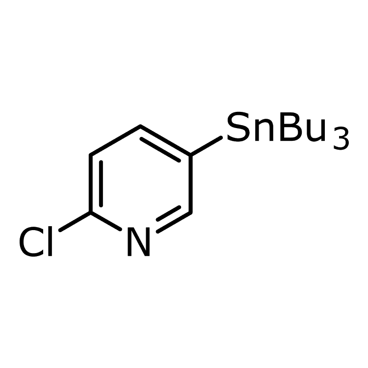 Structure of 183545-05-3 | 6-Chloro-3-(tributylstannyl)pyridine