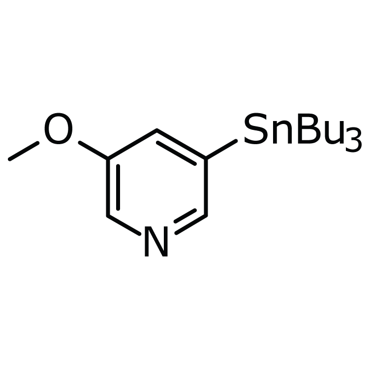 Structure of 1204580-74-4 | 5-Methoxy-3-(tributylstannyl)pyridine
