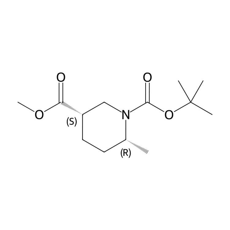 1-tert-butyl 3-methyl (3S,6R)-6-methylpiperidine-1,3-dicarboxylate