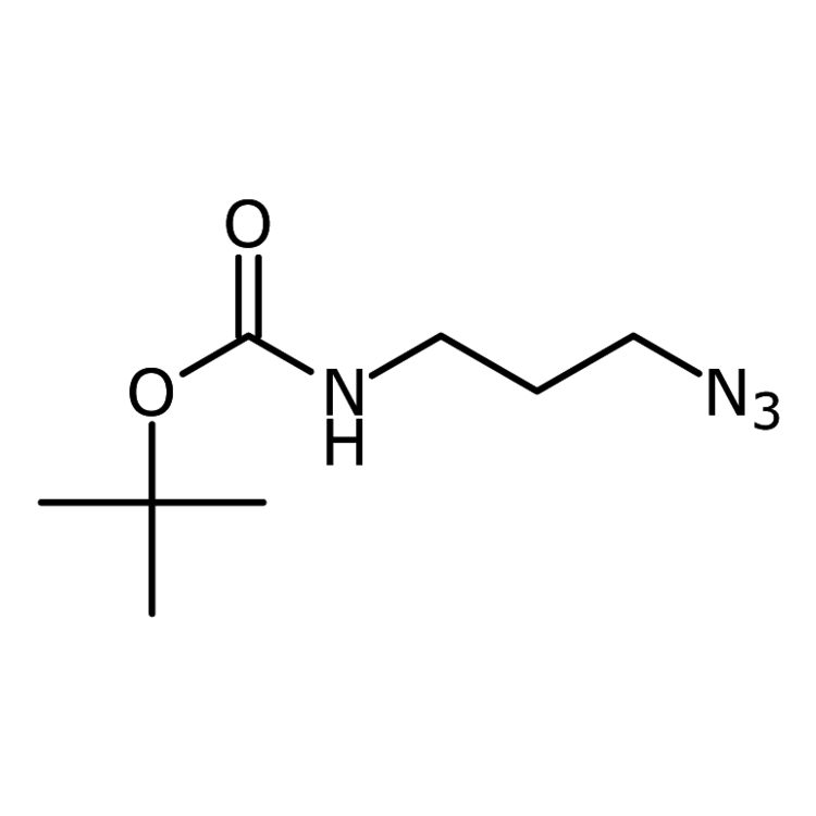 Structure of 129392-84-3 | tert-Butyl (3-azidopropyl)carbamate