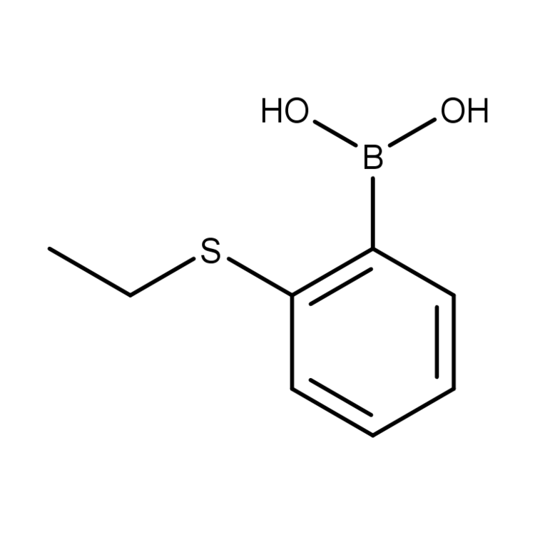 Structure of 362045-33-8 | 2-(Ethylthio)phenylboronic acid