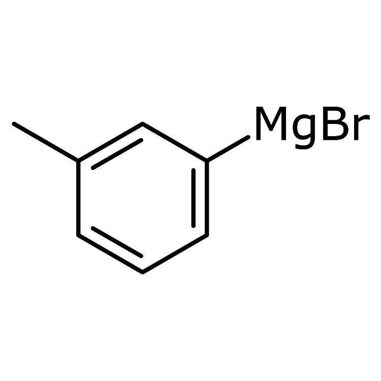 Structure of 28987-79-3 | 3-Methylphenylmagnesium bromide, 0.5 M in THF