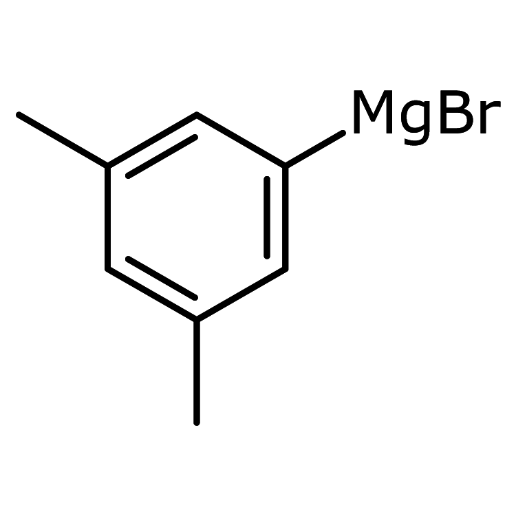 Structure of 34696-73-6 | 3,5-Dimethylphenylmagnesium bromide, 0.5 M in THF