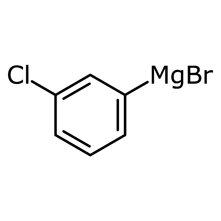 Structure of 36229-42-2 | 3-Chlorophenylmagnesium bromide, 0.5M in THF