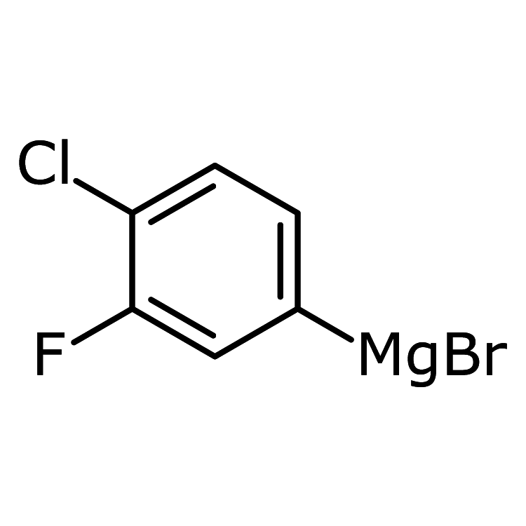 4-Chloro-3-fluorophenylmagnesium bromide, 0.50 M in THF