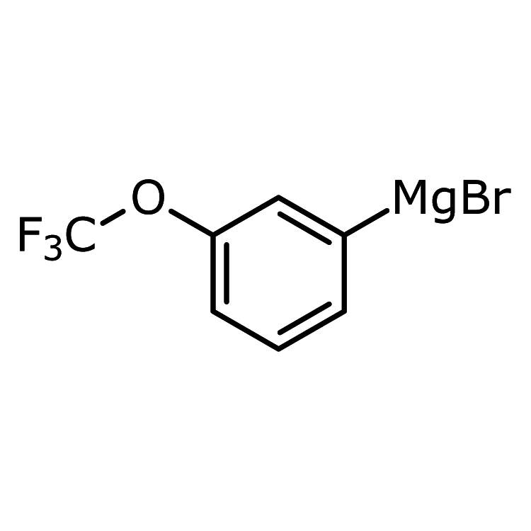 Structure of 552332-04-4 | 3-(Trifluoromethoxy)phenylmagnesium bromide, 0.5 M in THF