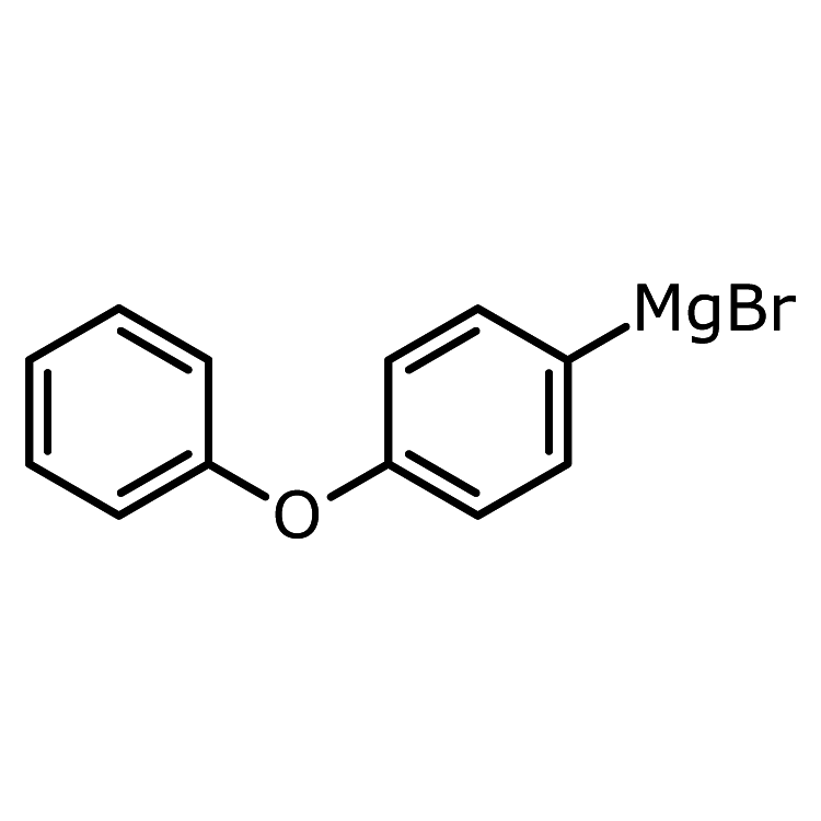 Structure of 21473-02-9 | 4-Phenoxyphenylmagnesium bromide, 0.5 M in THF