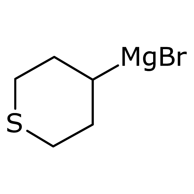 Structure of 2265921-89-7 | (Tetrahydrothiopyran-4-yl)magnesium bromide, 0.50 M in THF