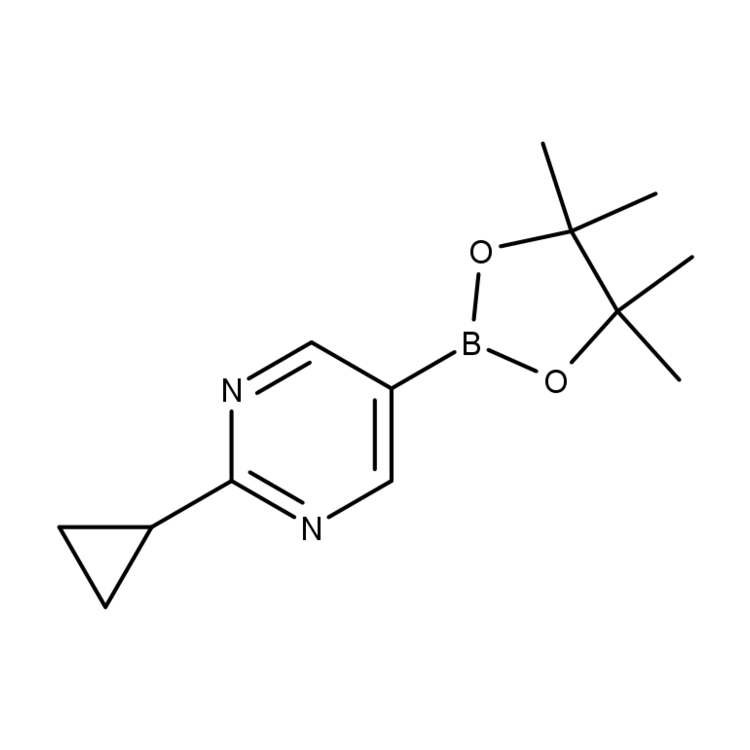 2-Cyclopropyl-5-(4,4,5,5-tetramethyl-1,3,2-dioxaborolan-2-yl)pyrimidine