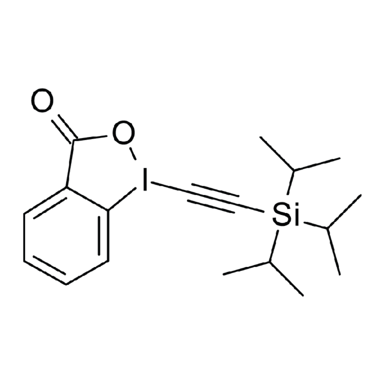 Structure of 181934-30-5 | 1-[(Triisopropylsilyl)ethynyl]-1,2-benziodoxol-3(1h)-one