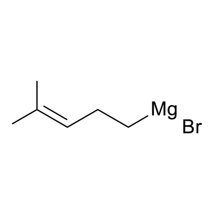 Structure of 37586-57-5 | 4-Methylpent-3-enylmagnesium bromide, 0.5M in THF