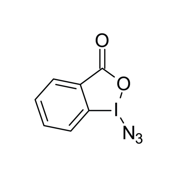 Structure of 160732-56-9 | 1-Azido-1,2-benziodoxol-3(1H)-one, 40% in diatomaceous earth
