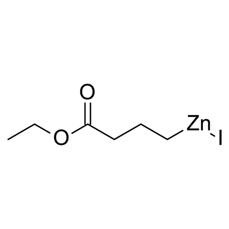 Structure of 104089-17-0 | 4-Ethoxy-4-oxobutylzinc iodide, 0.50 M in THF