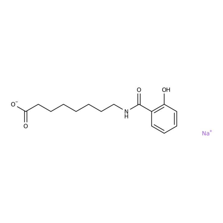 Structure of 203787-91-1 | Sodium 8-(2-hydroxybenzamido)octanoate