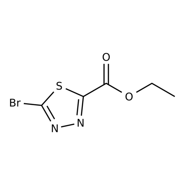 Structure of 1030613-07-0 | Ethyl 5-bromo-1,3,4-thiadiazole-2-carboxylate