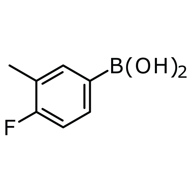 Structure of 139911-27-6 | 4-Fluoro-3-methylphenylboronic acid