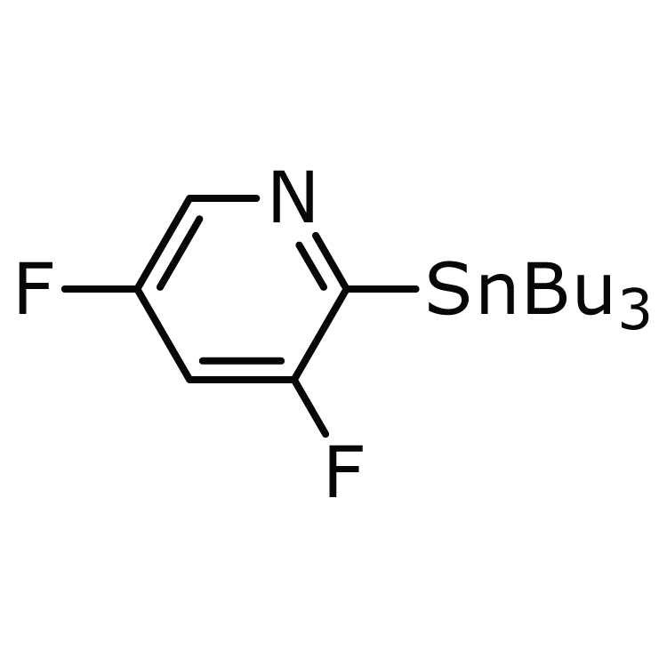 Structure of 765917-25-7 | 3,5-Difluoro-2-tributylstannylpyridine