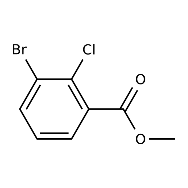 Structure of 871224-19-0 | Methyl 3-bromo-2-chlorobenzoate