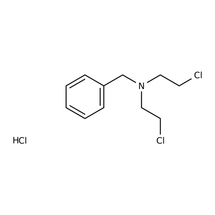 Structure of 10429-82-0 | N-Benzyl-2-chloro-N-(2-chloroethyl)ethanamine hydrochloride
