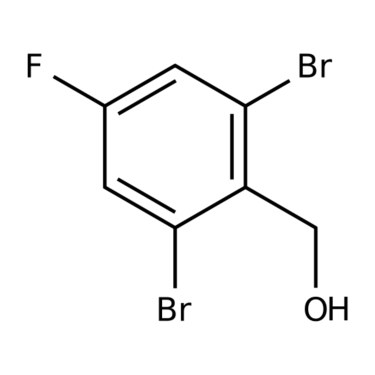 Structure of 1346674-69-8 | (2,6-Dibromo-4-fluorophenyl)methanol