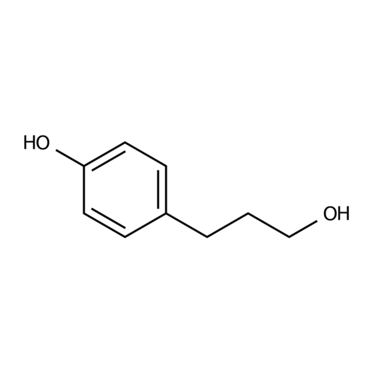 Structure of 10210-17-0 | 3-(4-Hydroxyphenyl)-1-propanol