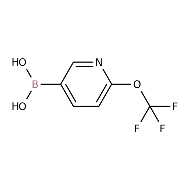 Structure of 1008140-70-2 | (6-(Trifluoromethoxy)pyridin-3-yl)boronic acid