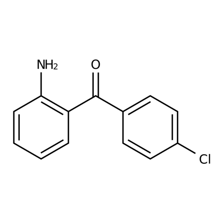 Structure of 2894-51-1 | (2-Aminophenyl)(4-chlorophenyl)methanone