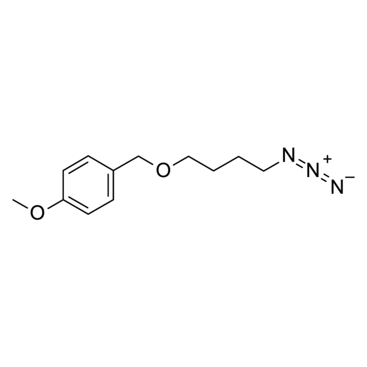 Structure of 1355510-12-1 | 1-((4-Azidobutoxy)methyl)-4-methoxybenzene