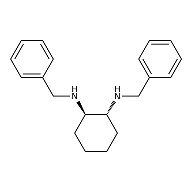 Structure of 143443-23-6 | (1R,2R)-N1,N2-Dibenzylcyclohexane-1,2-diamine