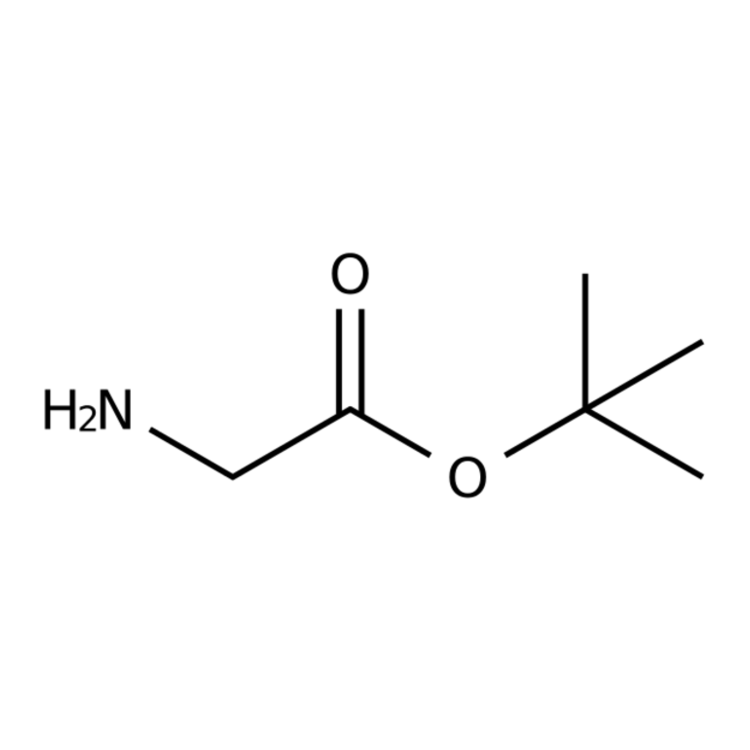 Structure of 6456-74-2 | tert-Butyl 2-aminoacetate