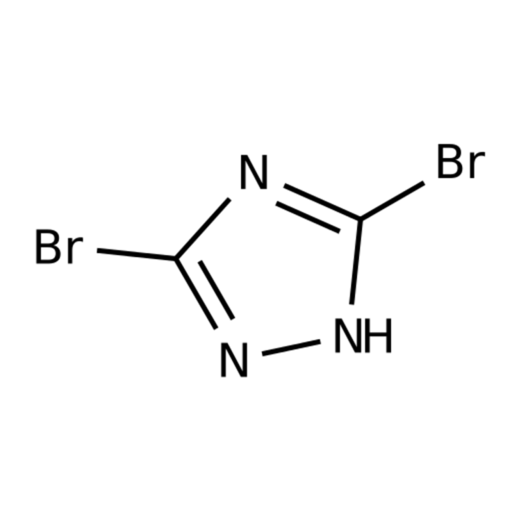 Structure of 7411-23-6 | 3,5-Dibromo-1H-1,2,4-triazole