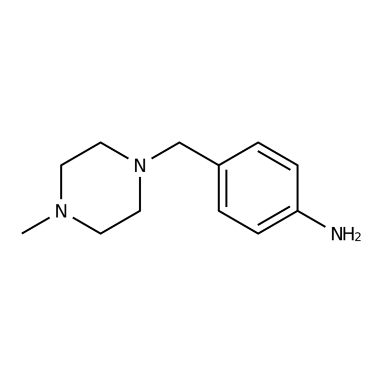 Structure of 70261-82-4 | 4-(4-Methylpiperazin-1-ylmethyl)phenylamine