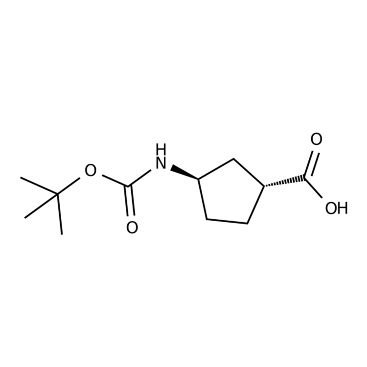 (1R,3R)-3-((tert-Butoxycarbonyl)amino)cyclopentanecarboxylic acid