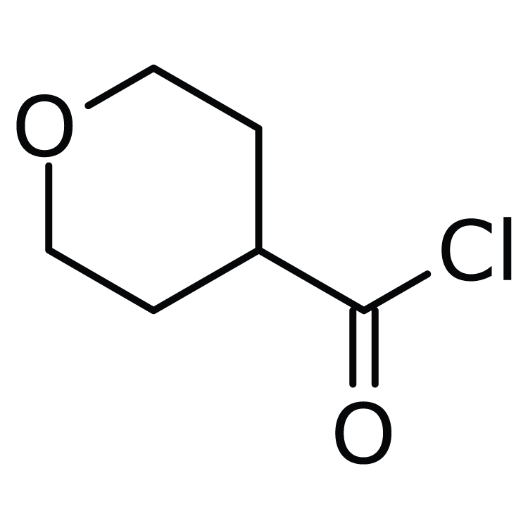 Structure of 40191-32-0 | Tetrahydro-2H-pyran-4-carbonyl chloride