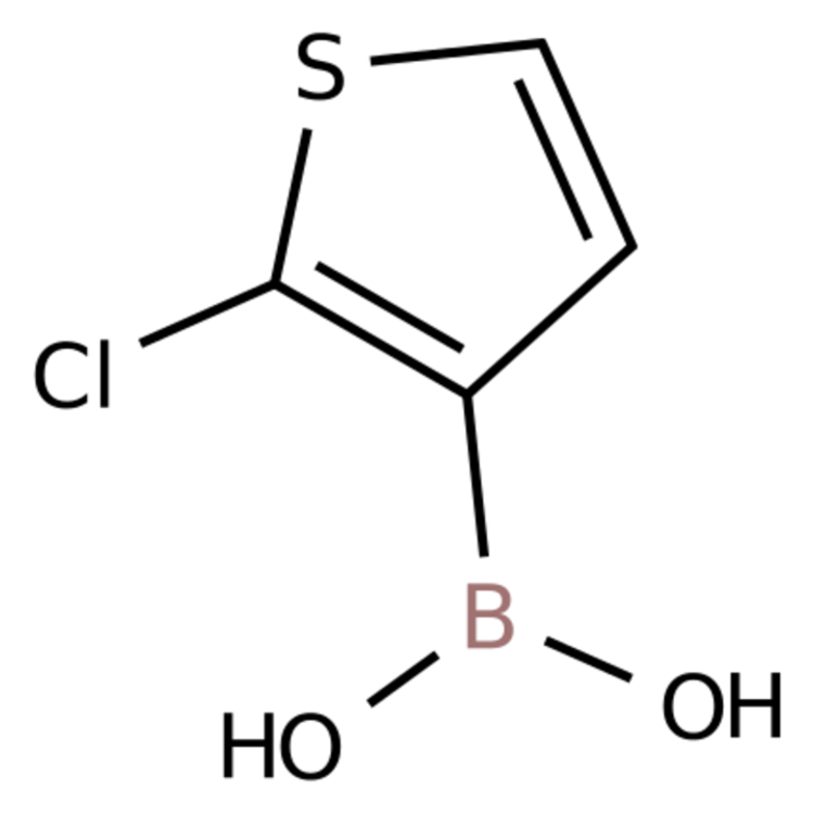 Structure of 177734-82-6 | (2-Chlorothiophen-3-yl)boronic acid
