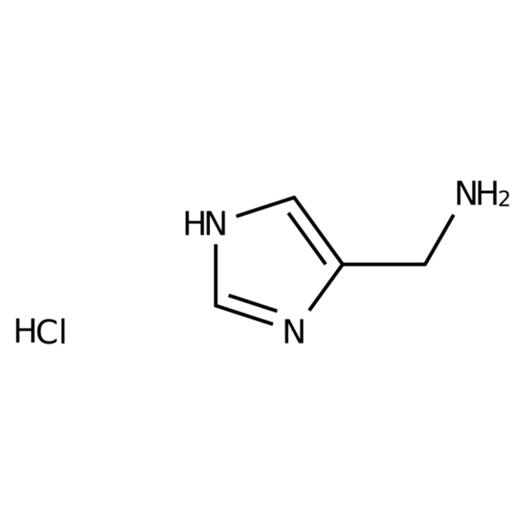 Structure of 66247-84-5 | (1H-Imidazol-4-yl)methanamine hydrochloride