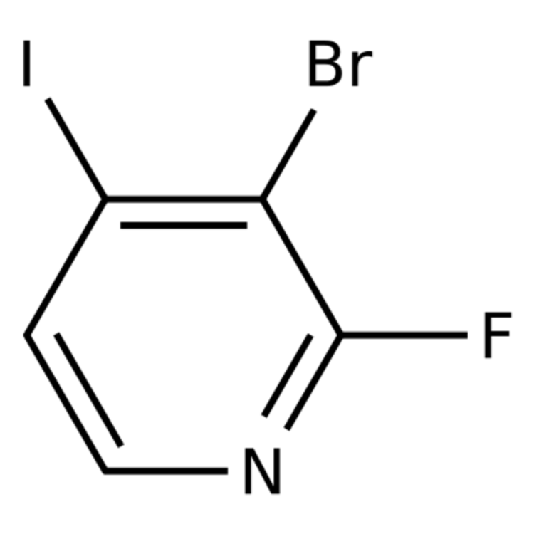 Structure of 884494-52-4 | 3-Bromo-2-fluoro-4-iodopyridine