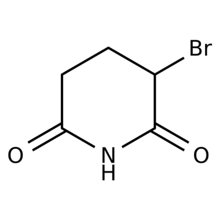 Structure of 62595-74-8 | 3-Bromopiperidine-2,6-dione