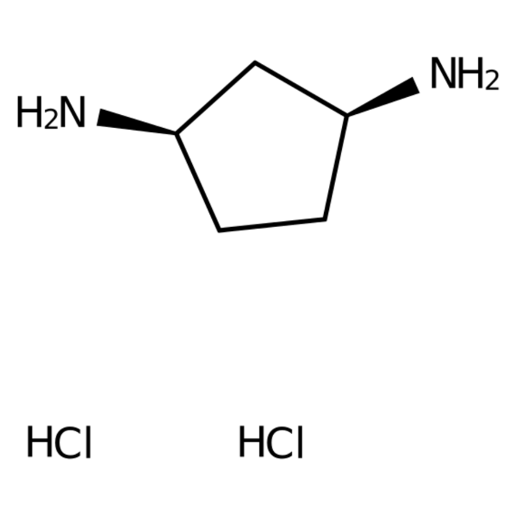 Structure of 63591-57-1 | cis-Cyclopentane-1,3-diamine dihydrochloride