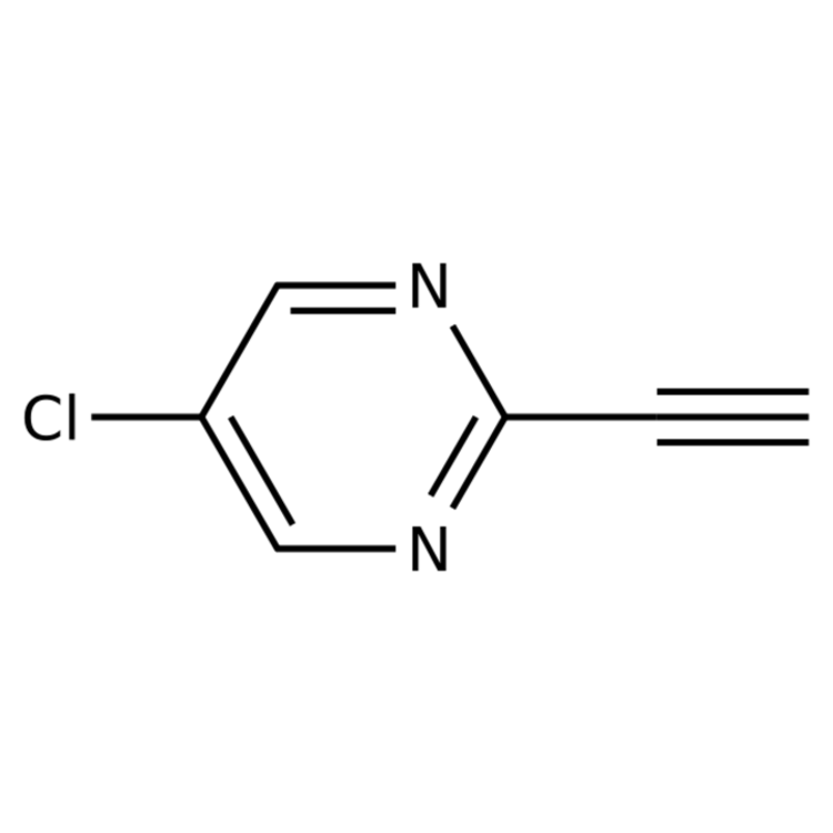 Structure of 1196156-95-2 | 5-Chloro-2-ethynylpyrimidine