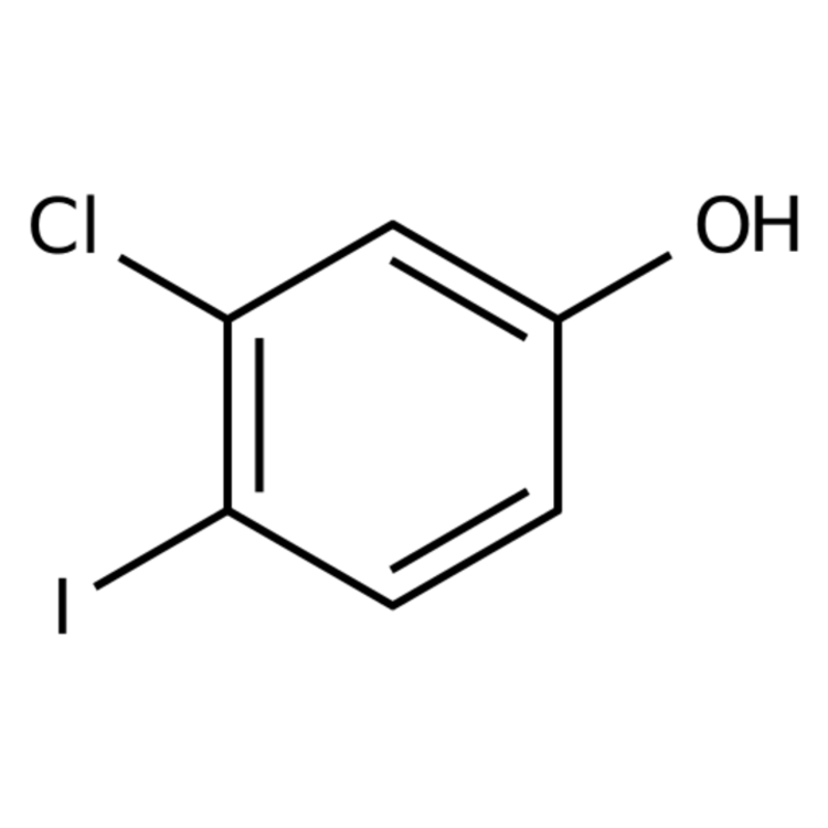Structure of 855403-42-8 | 3-Chloro-4-iodophenol