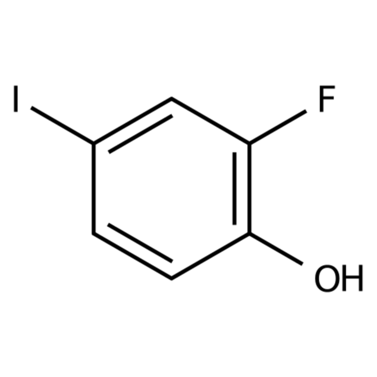 Structure of 2713-28-2 | 2-Fluoro-4-iodophenol