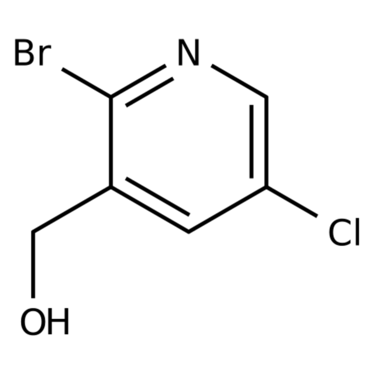 Structure of 1227585-65-0 | (2-Bromo-5-chloropyridin-3-yl)methanol