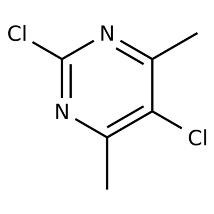 Structure of 19573-83-2 | 2,5-Dichloro-4,6-dimethylpyrimidine
